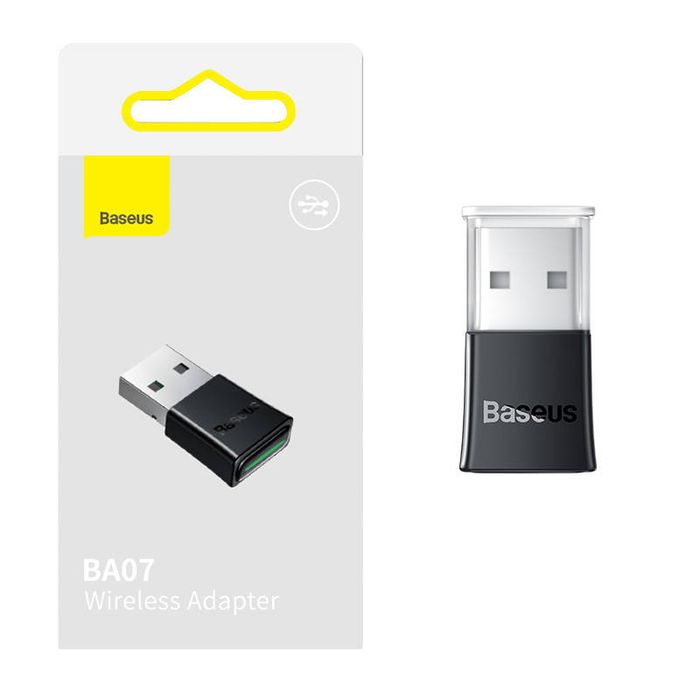 Adapter Bluetooth BASEUS BA07 USB-A BT 5.3 (czarny)