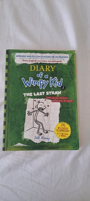 Diário de um banana a última gota aprende inglês em estado quase novo