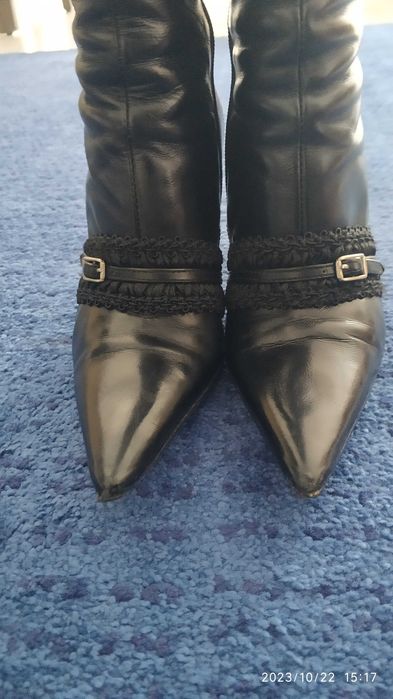 Bota cano alto nr 35- Fluxá