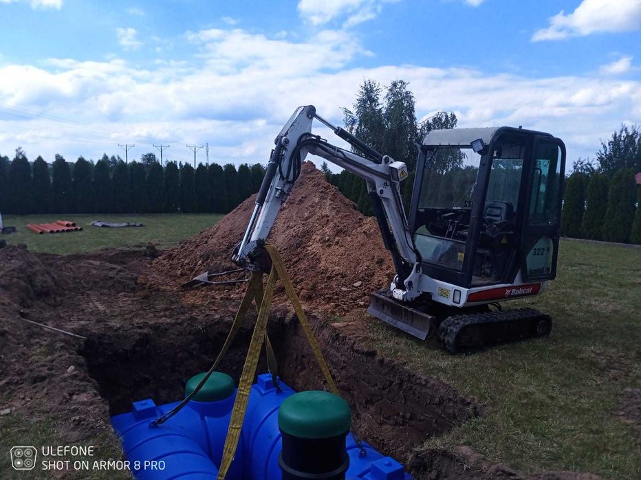 Usługi Koparka, Minikoparka, Obrotowa i Transport Wykopy, Drenaż, in