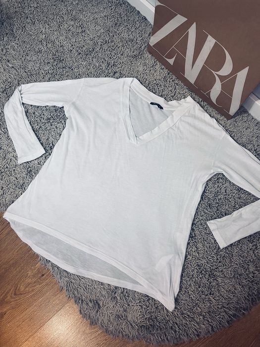 Bluzka damska biala rozm S calliope oversize