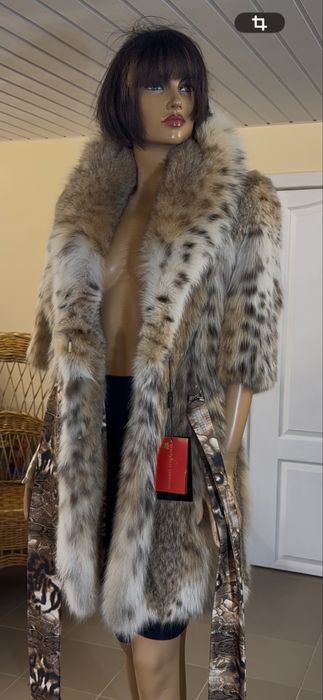 Шуба из меха канадской  рыси.  Рысь! Греция!