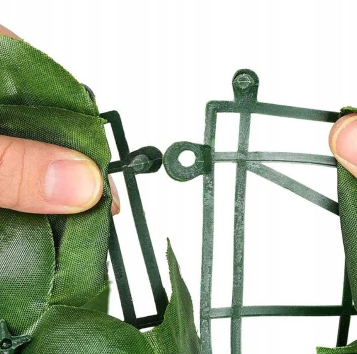 SIATKA MASKUJĄCA Na Ogrodzenie Sztuczny Bluszcz ŻYWOPŁOT Liście