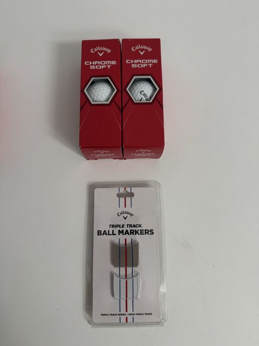 Callaway 12 nowych chrome soft i 4 markery