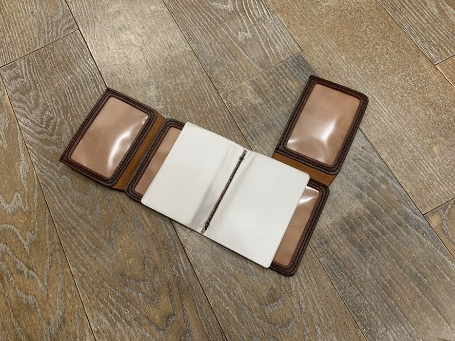 Обложка на паспорт, военный билет, визитница ручной работы из кожи