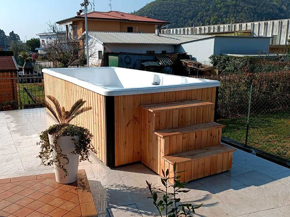 NOWOŚĆ Basen KONGO Pływacki SWIMSPA Hydromasaż balia EUROLINE