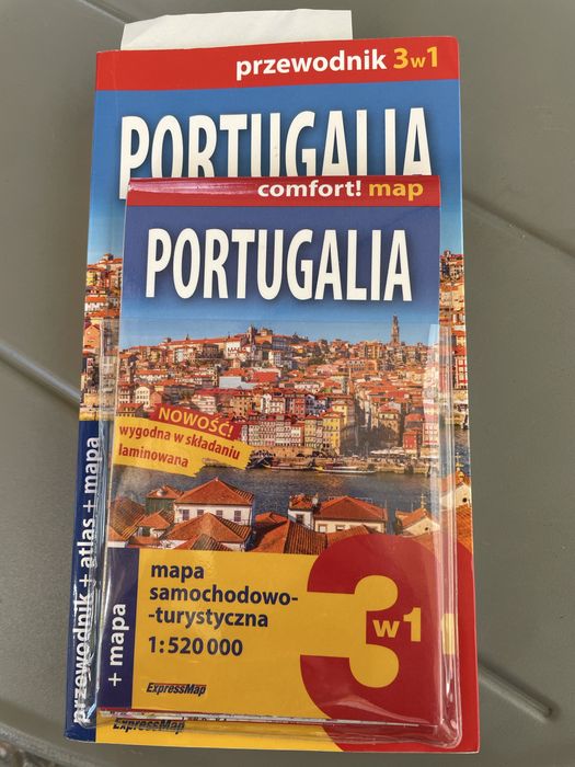 Przewodnik 3w1 Portugalia z mapą
