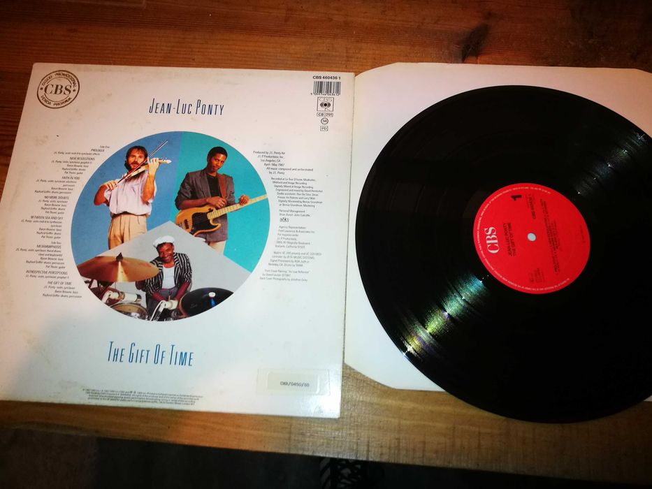 JEAN LUC PONTY - The Gift Of Time - Ed Promo 1987  LP