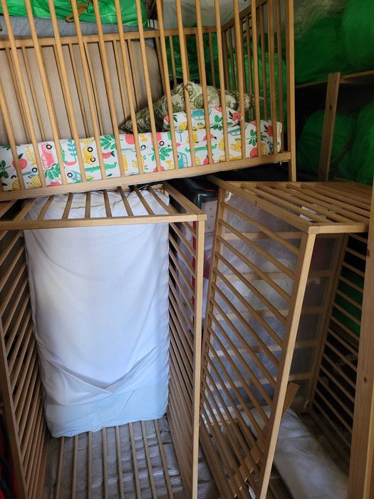 Berços de madeira completos para venda