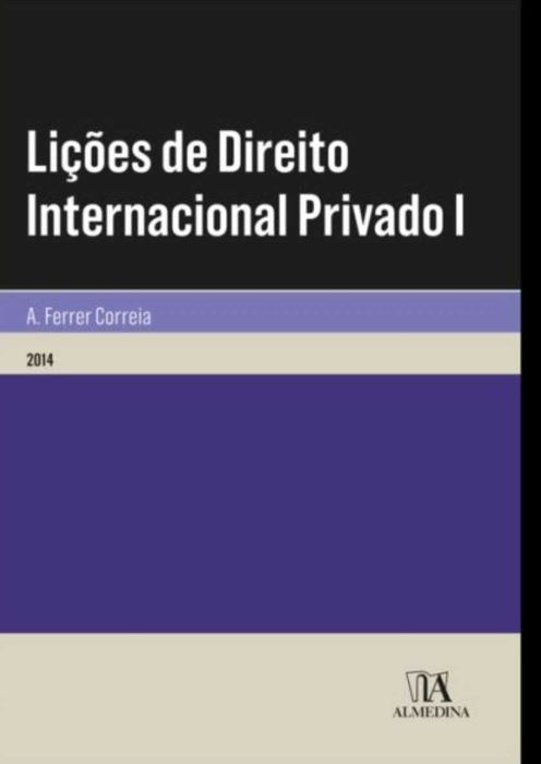 Manual Lições de Direito Internacional Privado 1 | Prof. A. Ferrer Correia