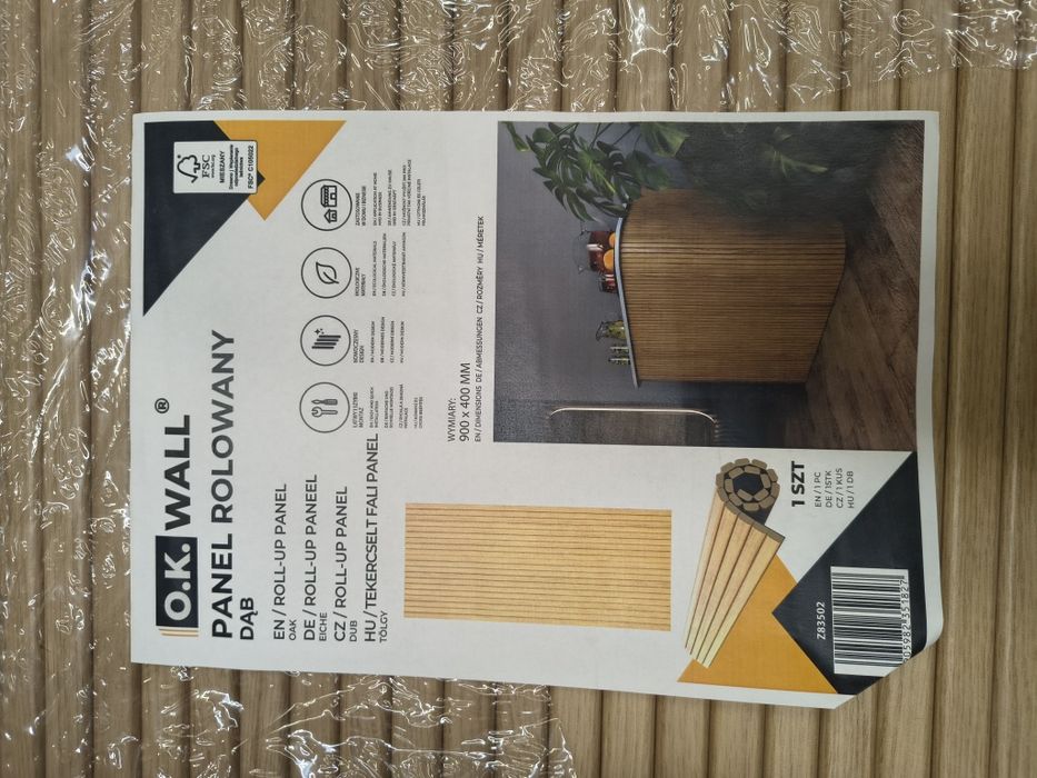 Lamel ścienny rolowany 2 szt 90x40