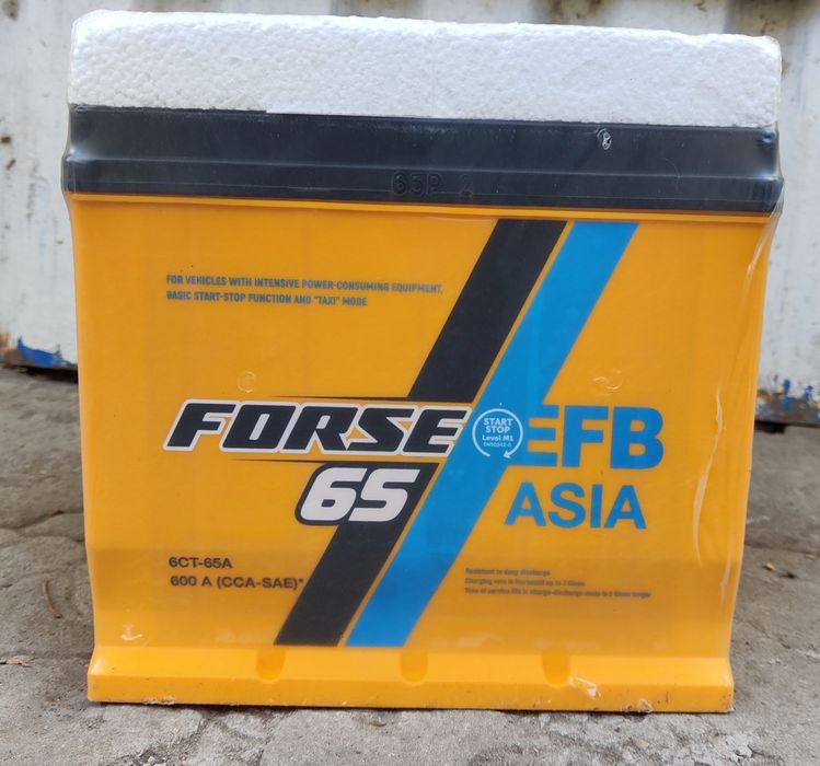 Автомобільні акумулятори Forse EFB 6СТ-63,65,75,78,100,110Аг