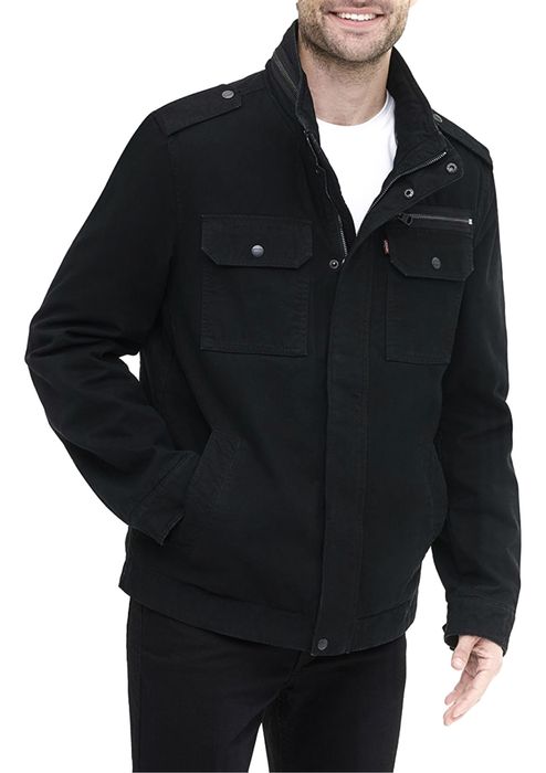 48 50 52 54 L XXL 2XL Levis куртка черная чорна хххл ххл ветровка