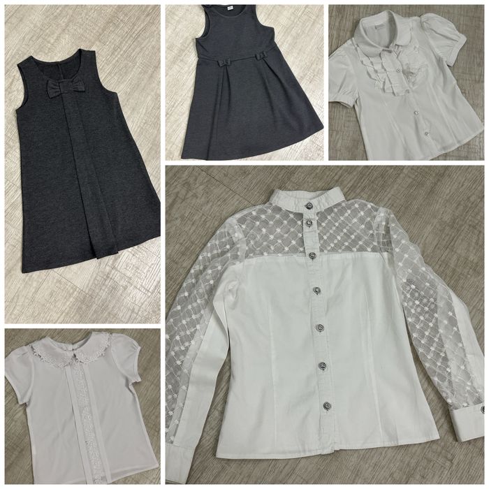 Пакет школьной формы для девочки в 1-2 класс на 6-7 лет