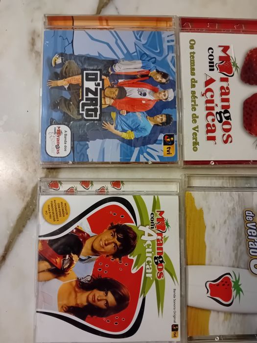 Conjunto de 6 Cds Colecção Morangos com Açucar