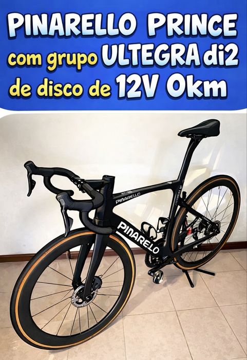 Bicicleta pinarelo prince nova 0Km tamanho 53 de disco di2 de 12V