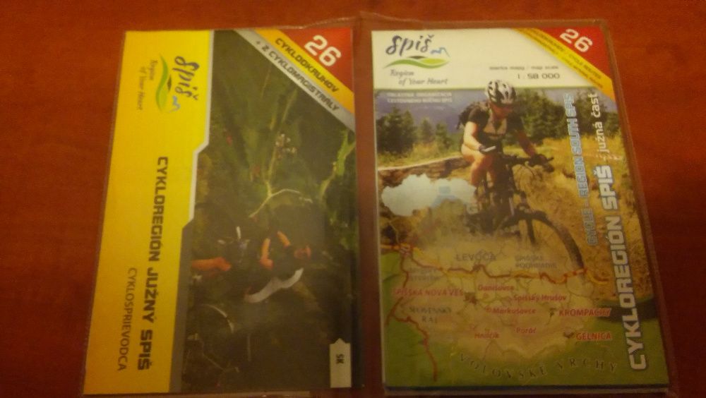 Mapa rowerowa po regionie Spisz