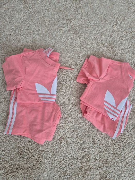 Conjunto Adidas rosa 18-24 meses, novo sem etiqueta