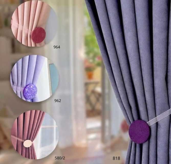Штори оксамит, гардины бархат, тюль, велюр, мікровелюр комплект