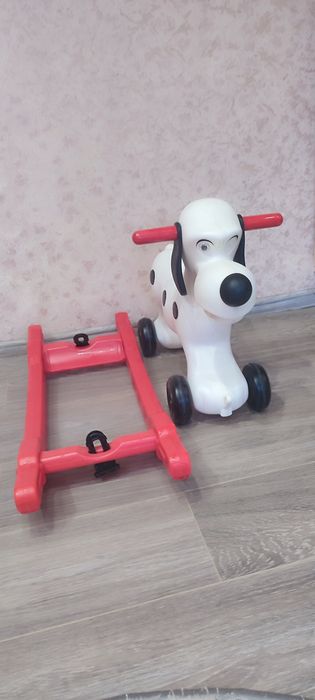 Собака-каталка 2в1