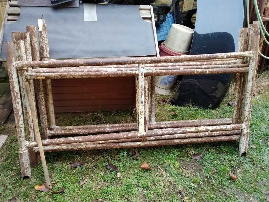 Panel rusztowanie ogrzewacz gazowy czyszczenia butów stolik kufer