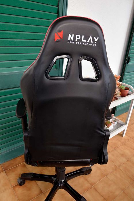Cadeira Gaming Nplay - Pele Verdadeira