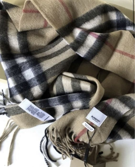 Burberry kaszmirowy szalik