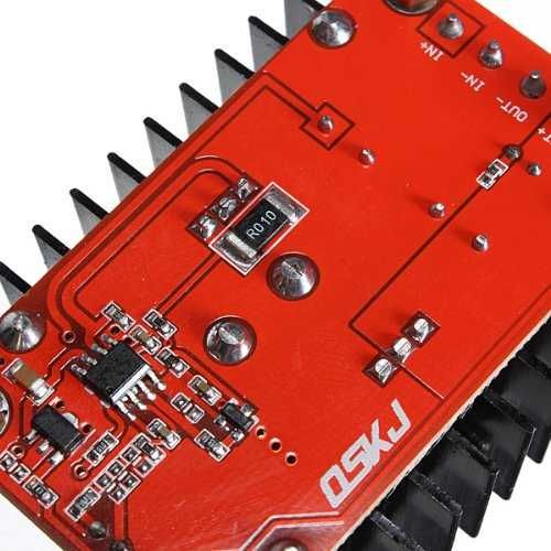 DC-DC преобразователь повышающий 12-32В в 15-35в 100W