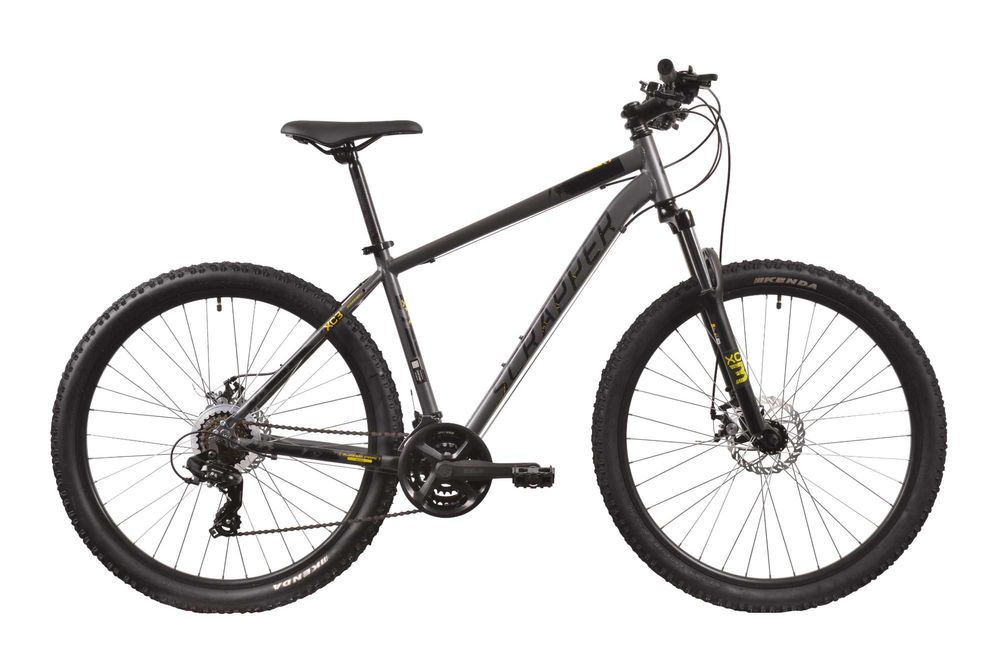 rower MTB SCRAPPER XC3.2LTD 27.5  18 i 19,5" srebrno-żółty, NOWY gwar.