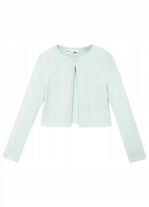 B.P.C sweterek bolerko miętowe ^152/158