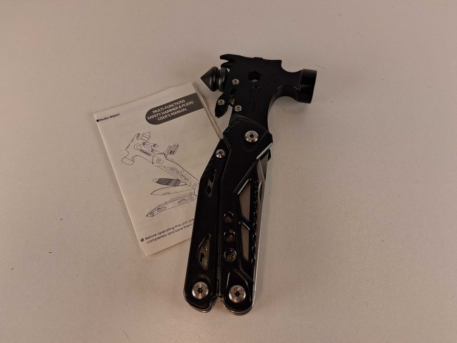 E179 Wielofunkcyjny Młotek Siekiera SzczypceNarzędzieMultitoolScyzoryk