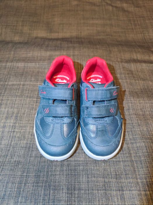 Детские кожаные кроссовки Clarks Rex Play (28,5р.17-17,5см)