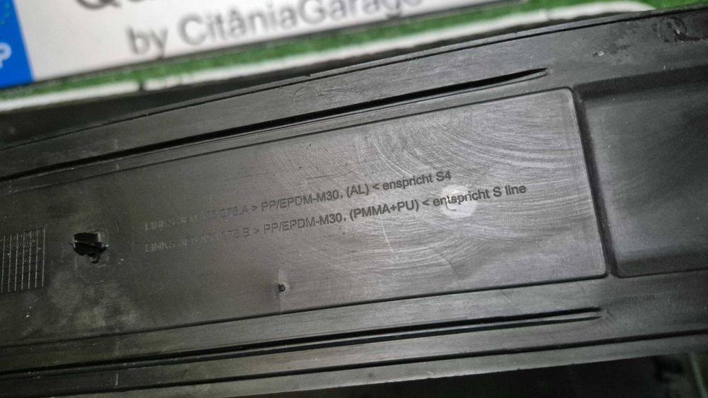 Soleiras S-Line Audi A4 B6 B7 8E originais OEM em excelente estado