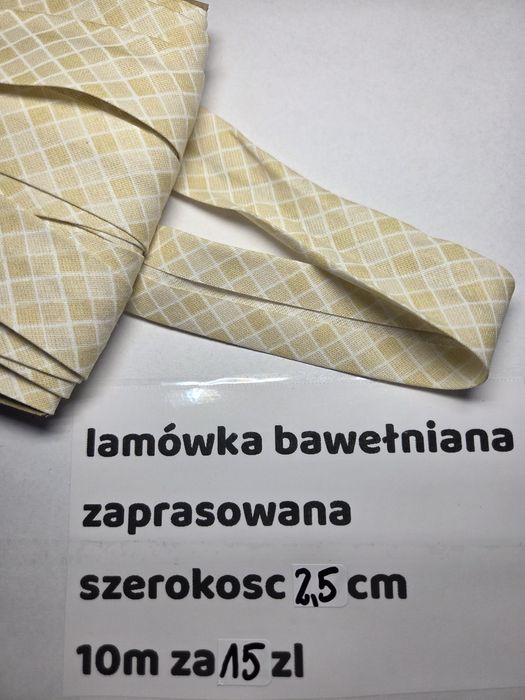Lamówka bawelniana zaprasowana