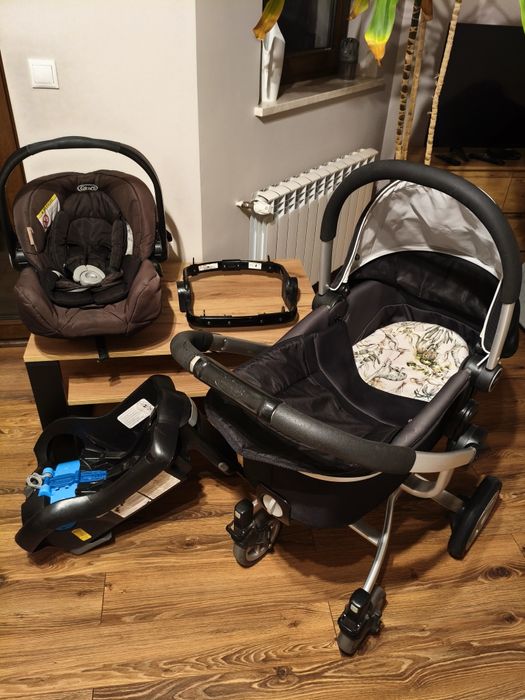 Nosidełko, wózek, baza, adapter, gondola Graco Trilogic