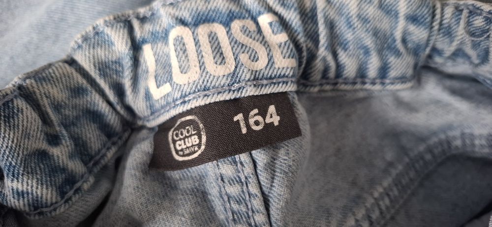 Spodnie jeans 164