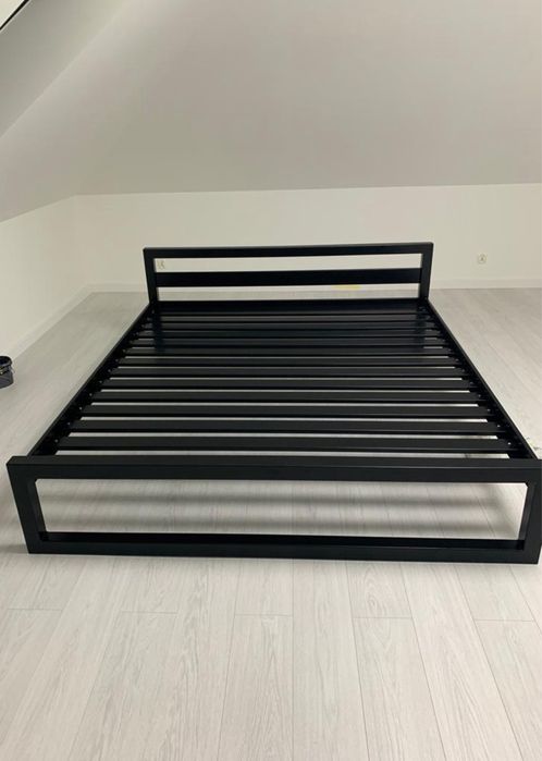 Łóżko stalowe loft małżeńskie