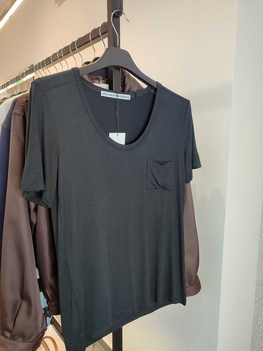 Футболка Alexander Wang Classic Pocket Tee Black