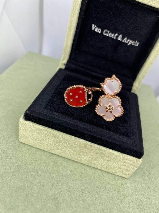 Сережки клевер в стиле Van Cleef
