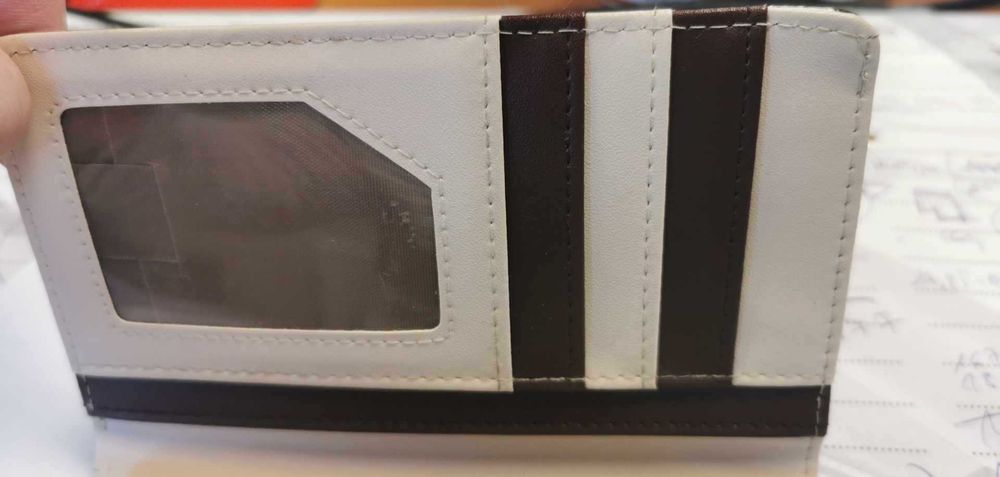 Portfel Damski Krótki Wielokomorowy damski z imitacji skóry krokodyla