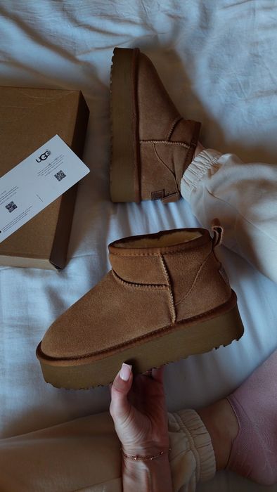 Mega ciepłe buty zimowe w karmelowym kolorze. Rozmiar 35