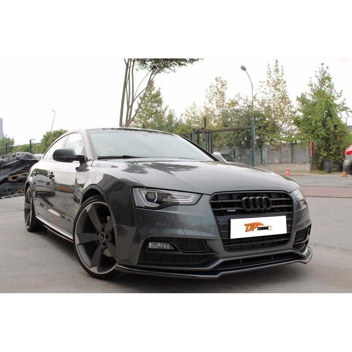 AUDI A5 B8 FL S-LINE COMPETITION  splitter zderzaka dokładka BLACK