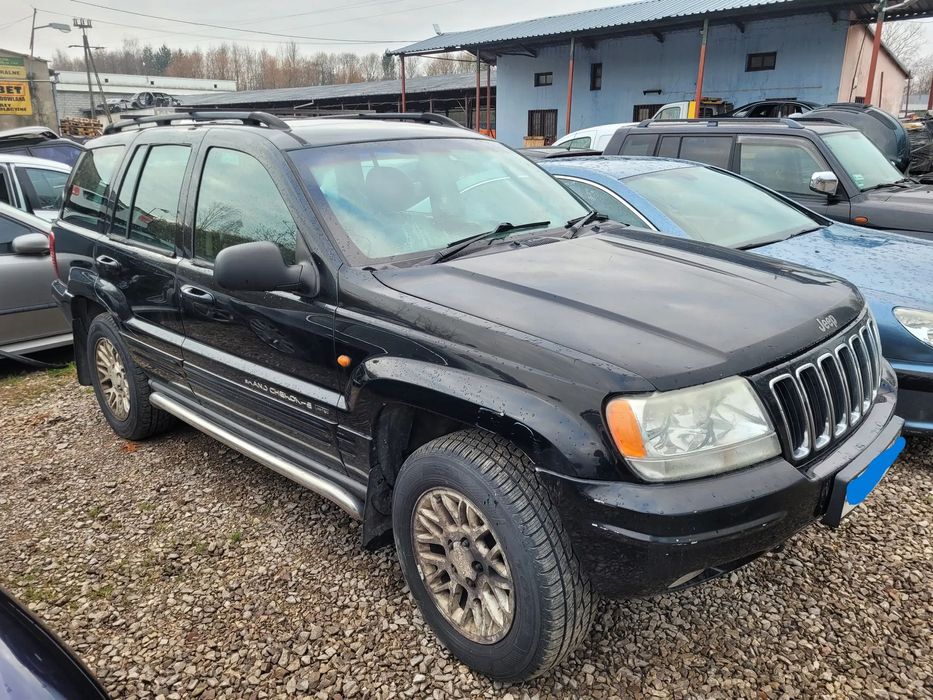 JEEP GRAND CHEROKEE maska pokrywa silnika klapa bagażnika zderzak lampa reflektor pas przedni stop lampy halogeny
