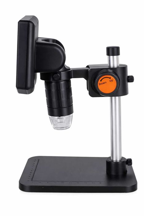 Profesjonalny mikroskop cyfrowy edukacyjny 1000x ekran 4,3 USB LED do monet