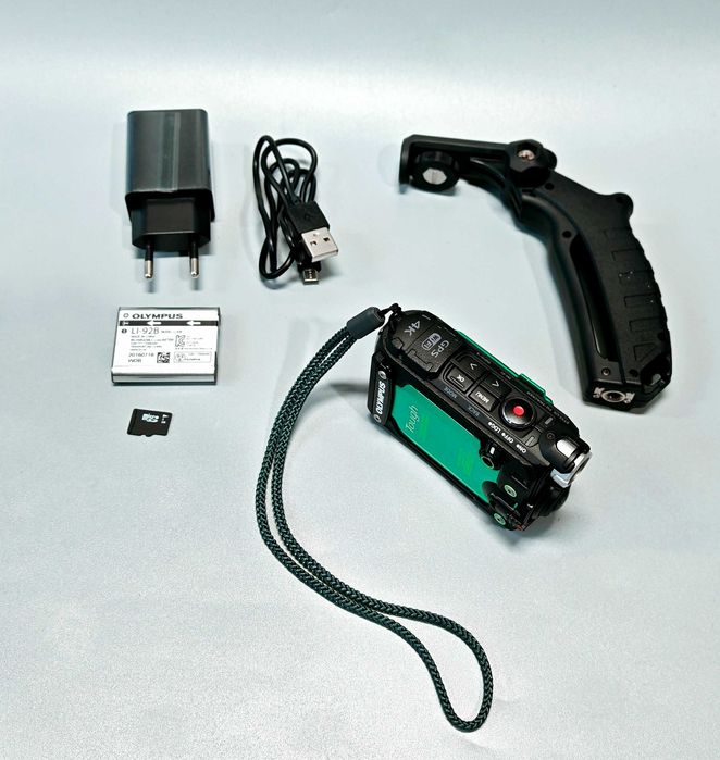 Kamera Sportowa 4K OLYMPUS TG-Tracker Wifi GPS Zielony Stabilizacja !!