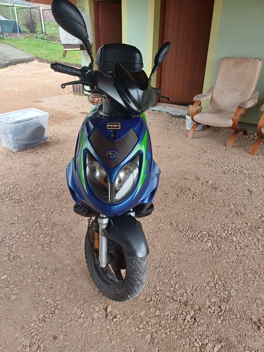 Motorower 50c niebieski