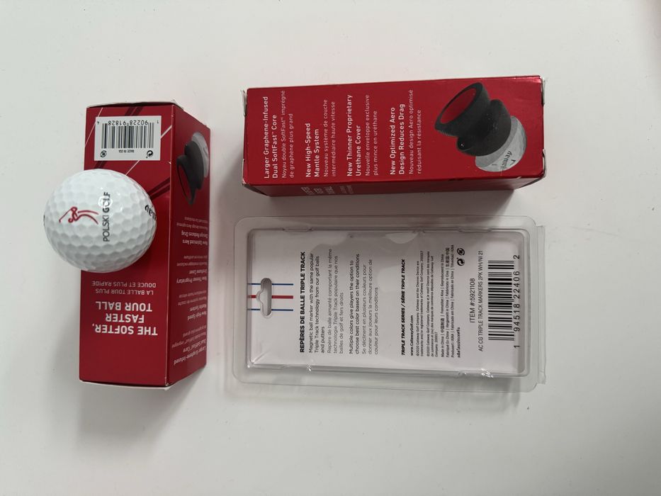 Callaway 12 nowych chrome soft i 4 markery