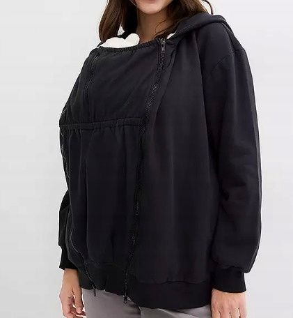 B.P.C ciążowa bluza czarna rozpinana r.52/54