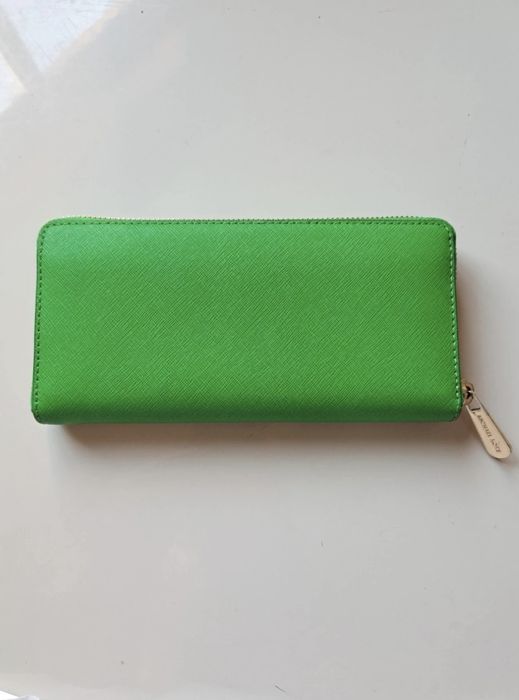 Carteira Michael Kors Continental Jet Set Verde L