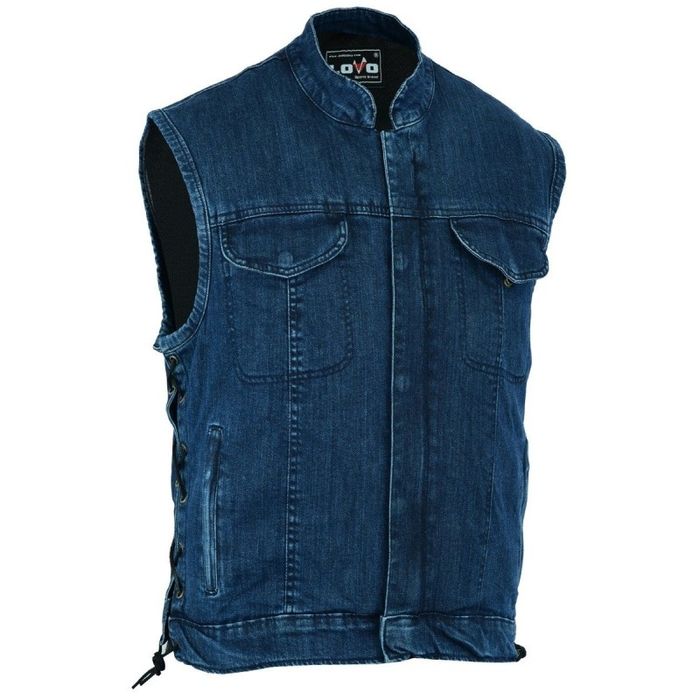 Жилет джинсовий байкерський 5XL